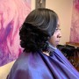 Wash, treatment, trim & Braid down