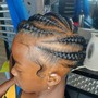 Kid's natural hair ponytails