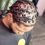 Cornrows straight back styles design