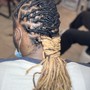 Locks fix + wash+ retwist+treatment