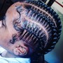 Kid's bald Braided