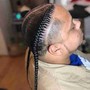 Large Feedin Tribal w/ Box Braids