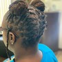 Inner loc w/no style shoulder length