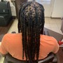 Palm roll Retwist two strand mid back