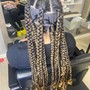 Feed in braids w. Hair added