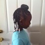 Feed-in ponytail