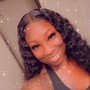 Lace Closure Sew In (glue method)