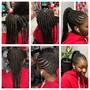 Box Braids with extentions/ knotless