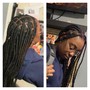 sister locs/ loc retwist/style