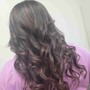 Shampoo, blow dry, curl