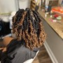 Short Knotless w/ curls