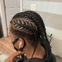 Individual faux locs