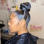 Flip Over Fulani Braids (Mid Back)