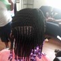 Sew In with braids in the front