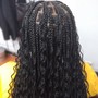 Large Knotless Goddess Braids