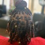 Palm roll Retwist/rod style shoulder length