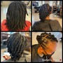 2 feed in braids with hair added (includes shampoo & blo dry)