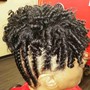 Basic cornrows 6-8