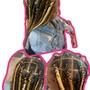 Large Knotless Box Braids