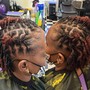 Loc Re-twist-(Ear to neck length)