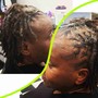 Loc Re-twist-(Ear to neck length)