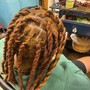 Loc Extensions w/curly ends (provided hair)