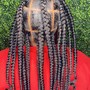 Tribal braids/knotless