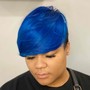 Single Process Color, Women's Cut, Relaxer Retouch