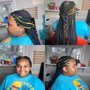 Freestyle Feed-in Ponytail