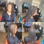 Medium Tribal/Fulani/Feed-ins+Half Sew-in