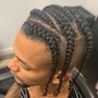 Braids on Retwisted Locs