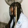 Natural two strand Twists M/L size