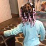 Kiddie Knotless Braids Medium 12 years and under