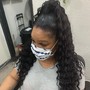 Closure ponytail