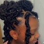 Add curly hair to any braid service