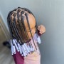 Kid's Braid Style W/ Natural Hair and beads