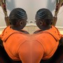 Mohawk Knotless/Feed Ins Braids