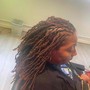 Loc Re-twist with two strand twist bob