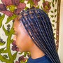 Boho Small Knotless Braids