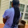 Boho Small Knotless Braids