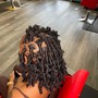 Smedium knotless soft locs