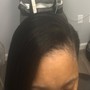 Wash and straighten- Natural (Silk Press)