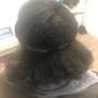 Wash and straighten- Natural (Silk Press)