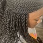 Large Knotless  Braids