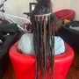 Kid's Braids box braids with natural hair only