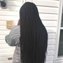 Medium Box Braids (Lower-Back: 52")