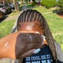 Traditional small Box Braids