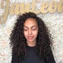 Loose hair crochet braids