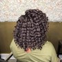 Loose hair crochet braids