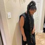 10 Cornrows into a ponytail